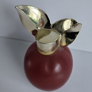 Avon Red Apple Bird of Paradise Cologne Bottle Empty Vtg